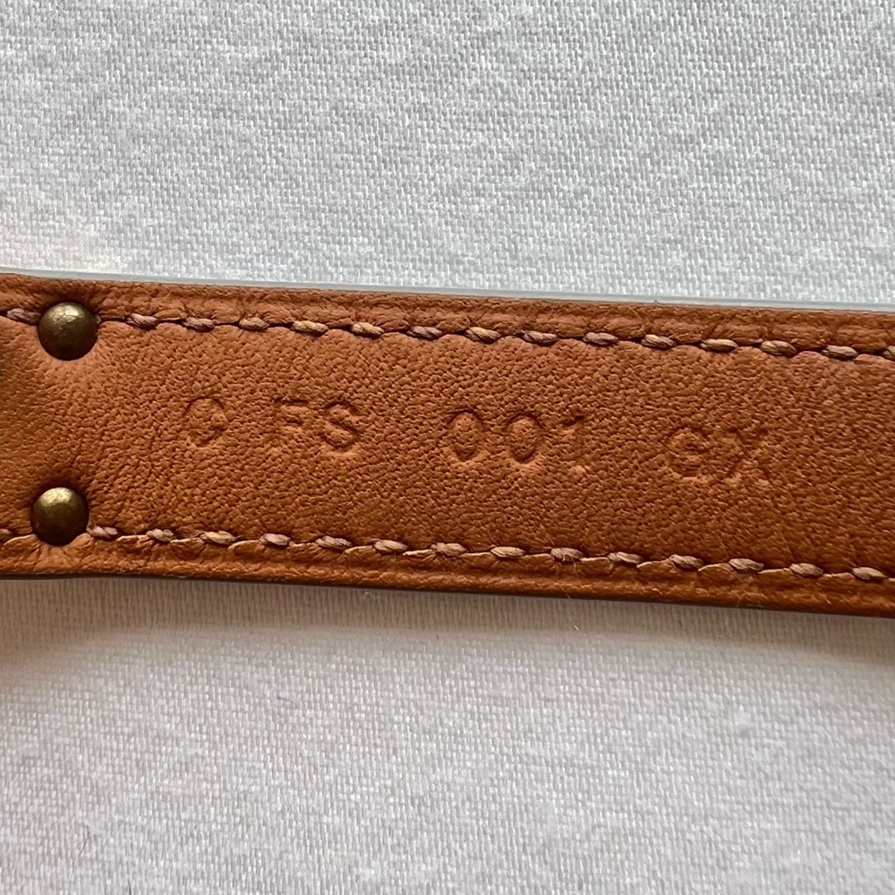 Hermes Kelly Double Tour Bracelet Craie Rose Gold Hardware T1 - Picture 5 of 8